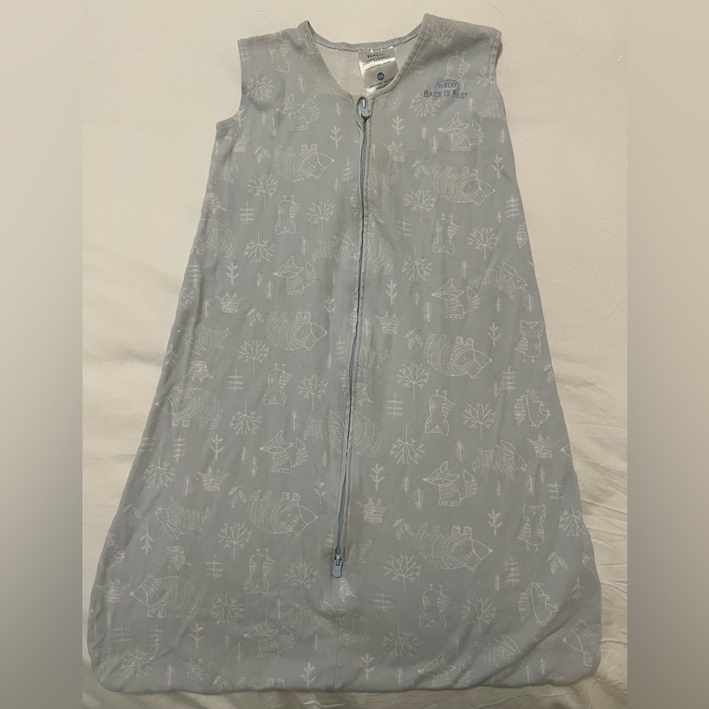 Halo 100% Cotton Sleep Sack with Animal Design - M 6-12 mo